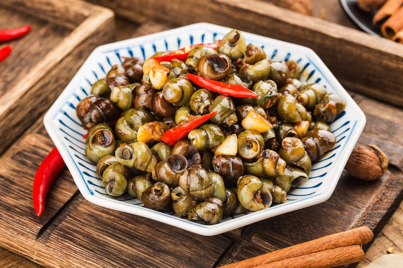 bát ốc nướng